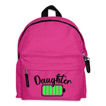 Neon Bar Equalizer Pattern - Kids' Backpack - fuchsia - Front