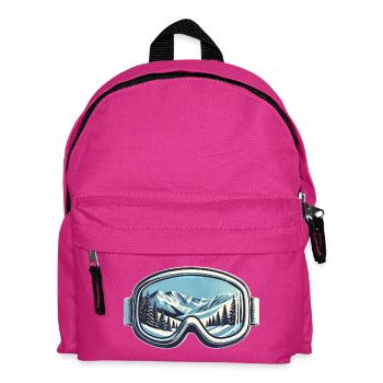 Sports d’hiver Ski Snowboard Lunettes de ski Vacances - Sac à dos Enfant - fuchsia - Devant