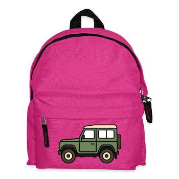 Voiture tout-terrain - Sac à dos Enfant - fuchsia - Devant