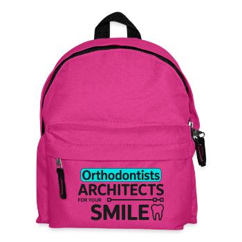 Dentiste Professionnel Architecte De La Conception Du Sourire - Sac à dos Enfant - fuchsia - Devant