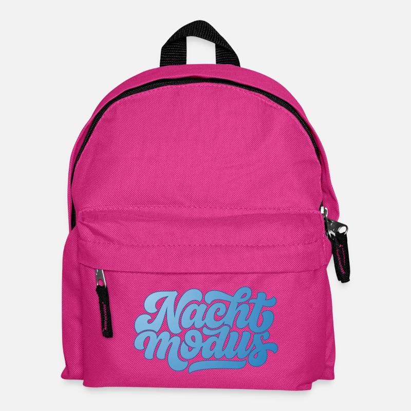 Nachtmodus - Kinder Rucksack - Fuchsia