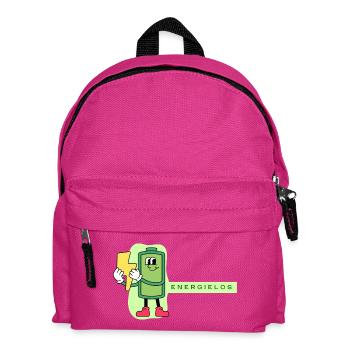 Energielos Akku Cartoon - Kinder Rucksack - Fuchsia - Vorne