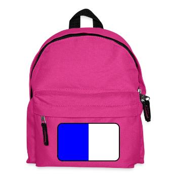 Spa Flag Emblem - Kids' Backpack - fuchsia - Front