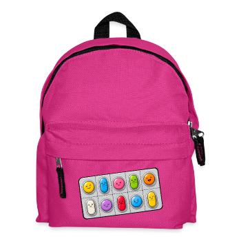 Happy Pills - Kinder Rucksack - Fuchsia - Vorne