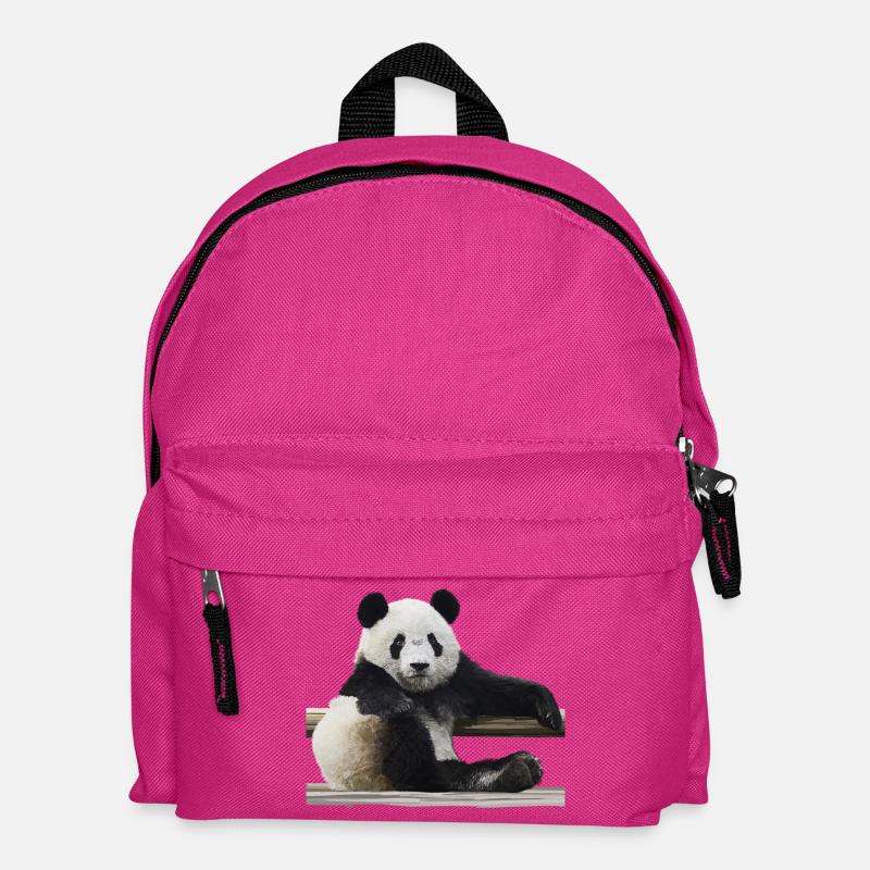 Panda - Kinder Rucksack - Fuchsia