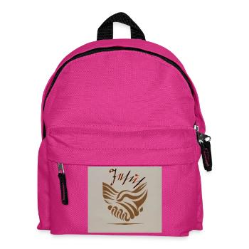 Poignée de main abstraite La paix agite Jésus - Sac à dos Enfant - fuchsia - Devant