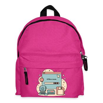 Offline Fashion Retro Internet - Kids' Backpack - fuchsia - Front