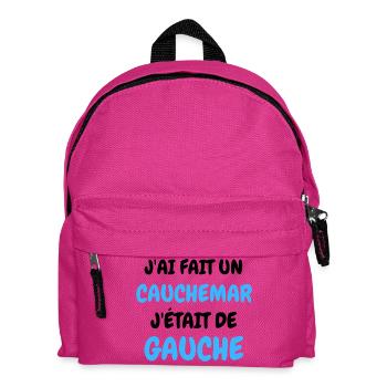 J'AI fait un Caumar J'était De Gauche - Sac à dos Enfant - fuchsia - Devant