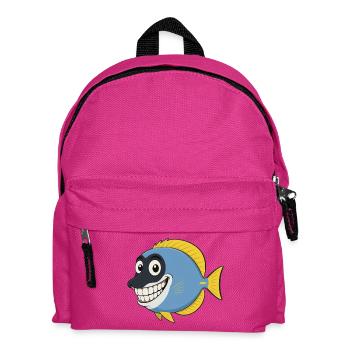 Funny Smile Doktorfisch – White-throated Surgeonfi - Kinder Rucksack - Fuchsia - Vorne