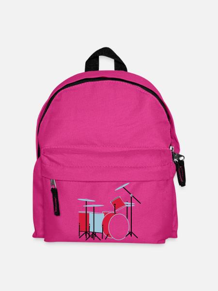 coloured_drums - Kinder Rucksack - Fuchsia