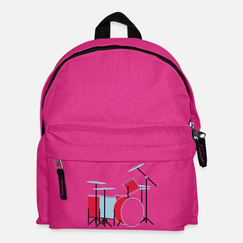 coloured_drums - Kinder Rucksack - Fuchsia