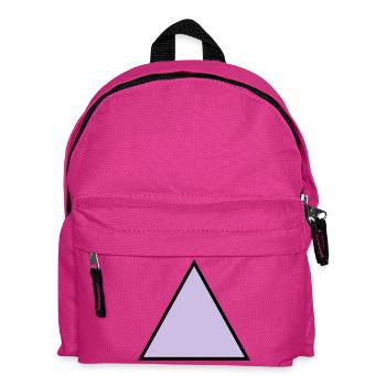 forme de triangle hippie triangle - Sac à dos Enfant - fuchsia - Devant