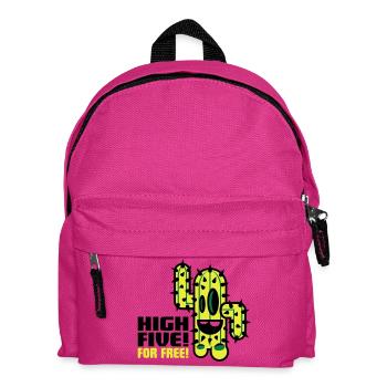 kaktus comic - Kinder Rucksack - Fuchsia - Vorne