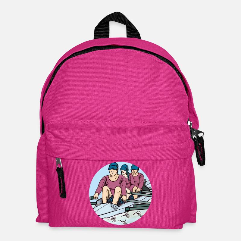 Sport rowing team - Kids' Backpack - fuchsia