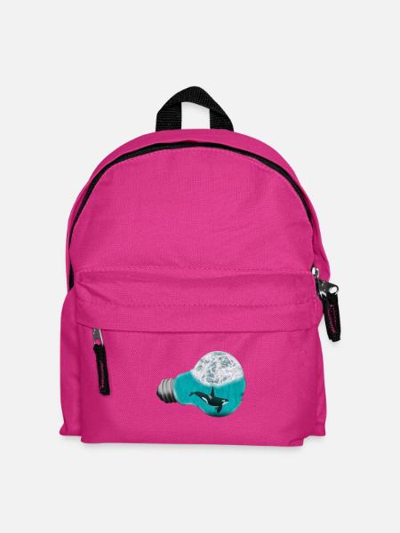 Ozeanscherbe im Ork-Stil - Kinder Rucksack - Fuchsia