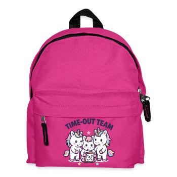 Unicorn Handball Team, Time Out, Kids - Kids' Backpack - fuchsia - Front