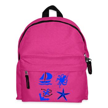 maritime - Kids' Backpack - fuchsia - Front