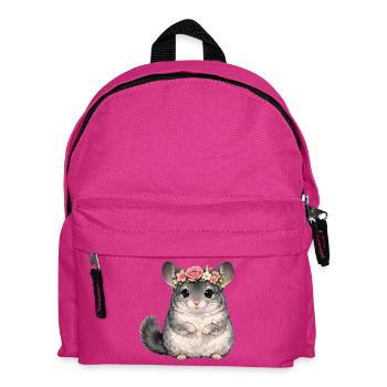 Chinchilla - Kids' Backpack - fuchsia - Front