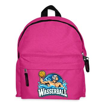 Wassersportheld Wasserball - Kinder Rucksack - Fuchsia - Vorne