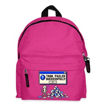 Aufgabe erfolgreich fehlgeschlagen - Kinder Rucksack - Fuchsia - Vorne