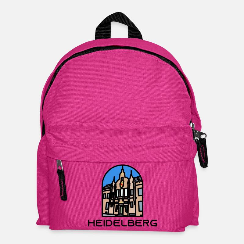 Heidelberg - University Library - Kids' Backpack - fuchsia