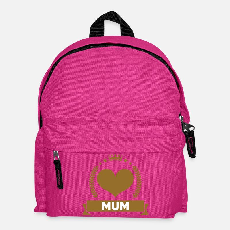 Maman d'Amour - Muttertag - Kinder Rucksack - Fuchsia