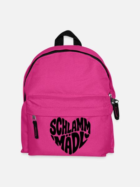 Schlamm Mädl - Kinder Rucksack - Fuchsia