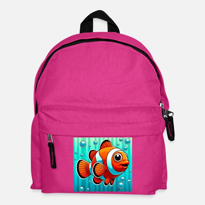 Clownfisch - Kinder Rucksack - Fuchsia