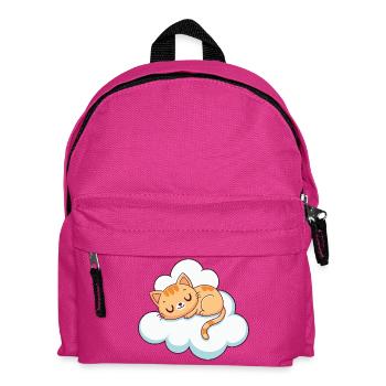 Chaton dormeur sur nuage - Sac à dos Enfant - fuchsia - Devant