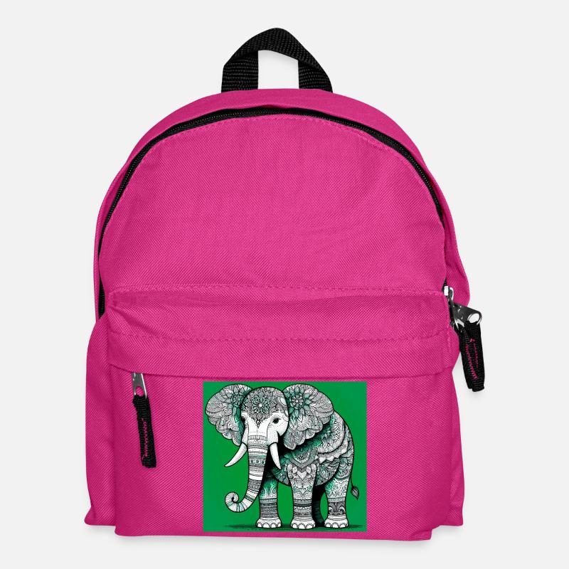 elephant - Kids' Backpack - fuchsia