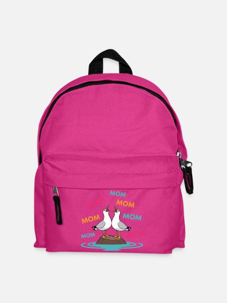 Mama Möwe Lustige Mama Möwen Muttertagshumor - Kinder Rucksack - Fuchsia