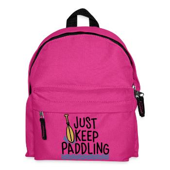 Continuez simplement à pagayer - Sac à dos Enfant - fuchsia - Devant