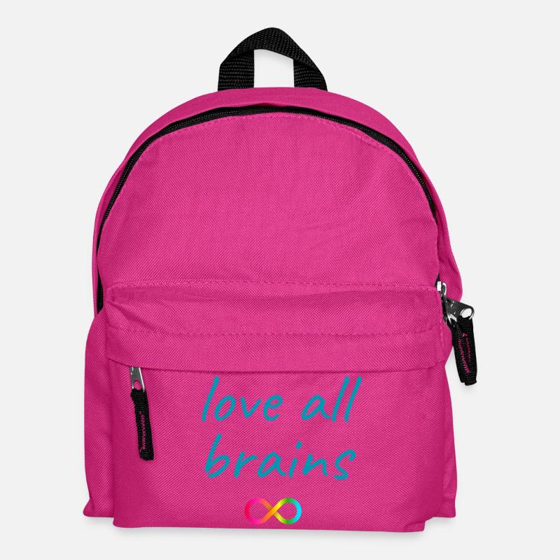Love All Brains Infinity - Kinder Rucksack - Fuchsia