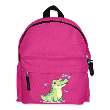 Krokodilchen Wasserspaß - Kinder Rucksack - Fuchsia - Vorne