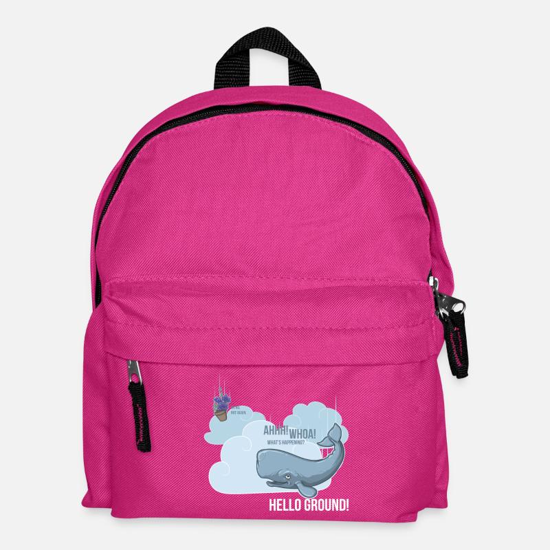 Whale & Petunia - Kids' Backpack - fuchsia