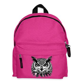 Eule - Kinder Rucksack - Fuchsia - Vorne