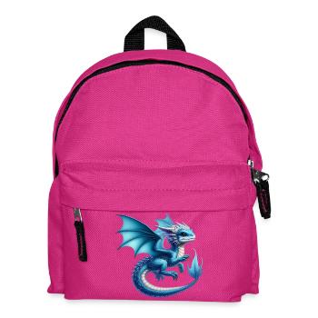 Drache - Kinder Rucksack - Fuchsia - Vorne