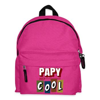 Papy cool - Sac à dos Enfant - fuchsia - Devant