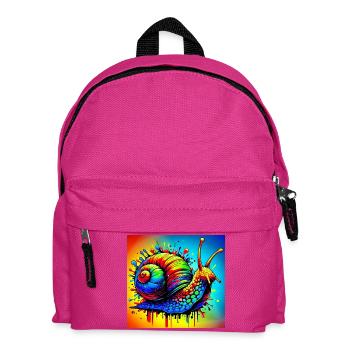 Schnecke - Kinder Rucksack - Fuchsia - Vorne