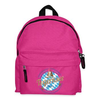 Tegernsee Bavaria Germany Sailing Ship Souvenir - Kids' Backpack - fuchsia - Front