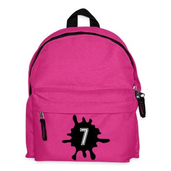 Nombre de Blobs 7 - Sac à dos Enfant - fuchsia - Devant
