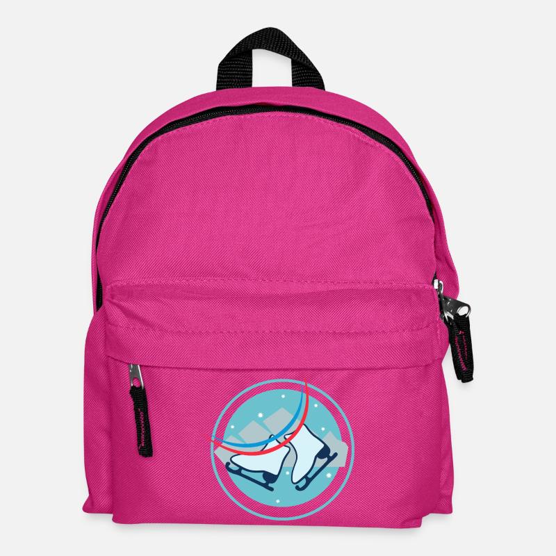 Duo Eisschnellläufer Skates - Kinder Rucksack - Fuchsia