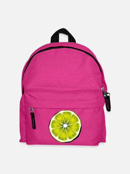 Lime - Kinder Rucksack - Fuchsia