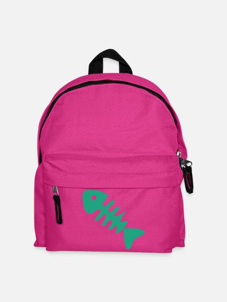 Gruene Fischgraete Icon - Kinder Rucksack - Fuchsia