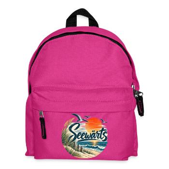 Seewärts Strandsunset - Kinder Rucksack - Fuchsia - Vorne