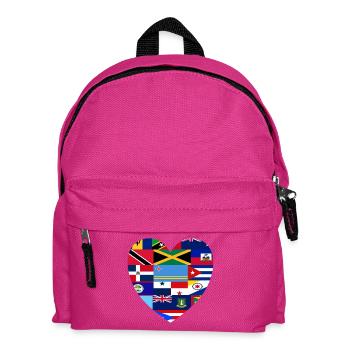 Caribbean feeling reduced to the essentials - Kids' Backpack - fuchsia - Front