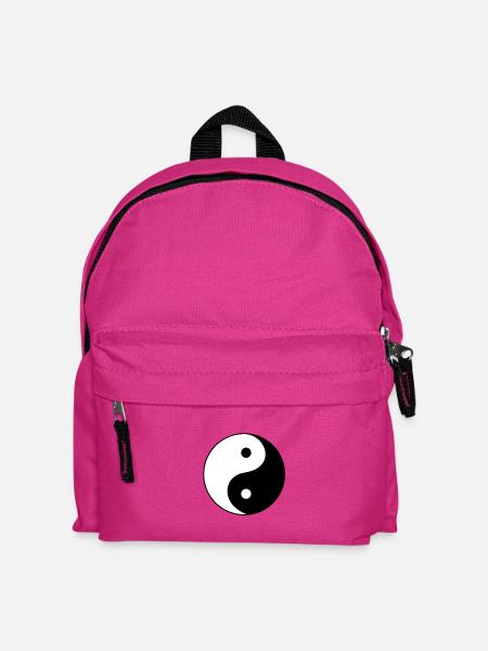 yin yang - Kinder Rucksack - Fuchsia