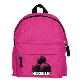 Bosseln | 3 Bossel Kugeln | Boßeln - Kinder Rucksack - Fuchsia - Vorne