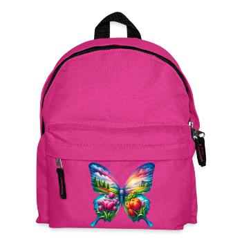 Butterfly Flowers Tulips Tulip Holland - Kids' Backpack - fuchsia - Front
