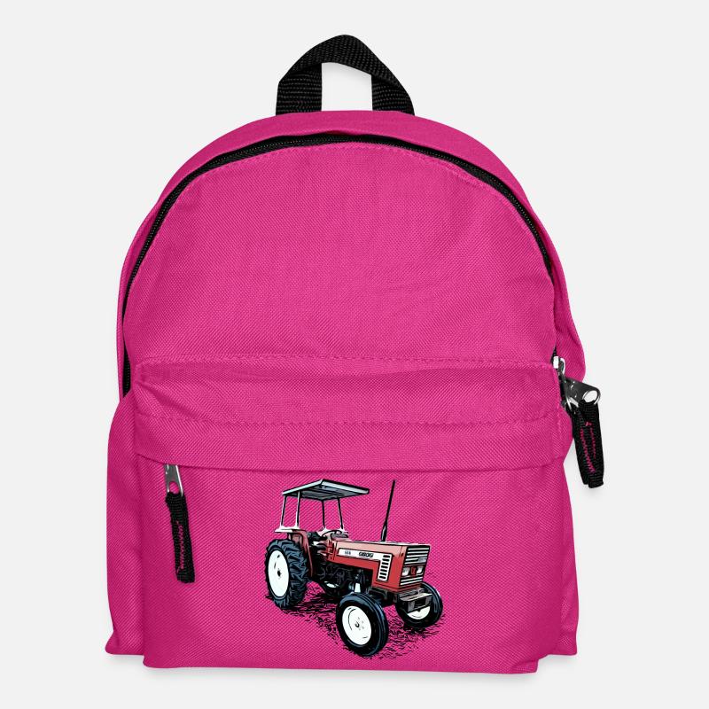 Traktor 666 - Kinder Rucksack - Fuchsia